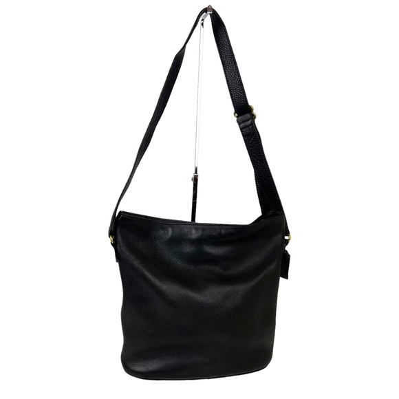 Vintage Coach Sonoma Black Pebbled Leather Bucket Crossbody Shoulder Bag 4906 - Picture 2 of 16